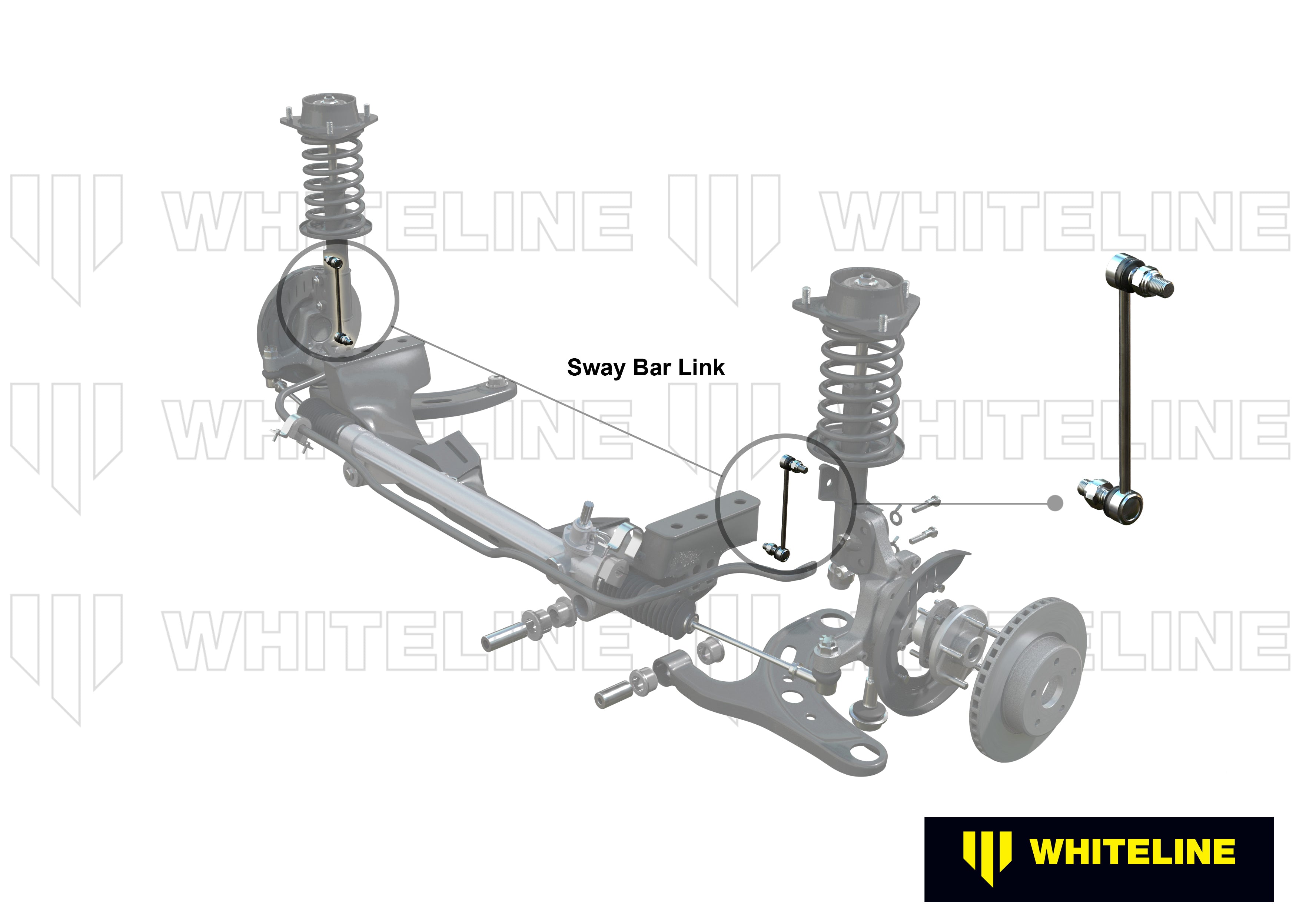 Whiteline Sway Bar Link - Assembly - Subaru BRZ / Toyota 86 / Toyota GR 86 - KLC219 - image 4
