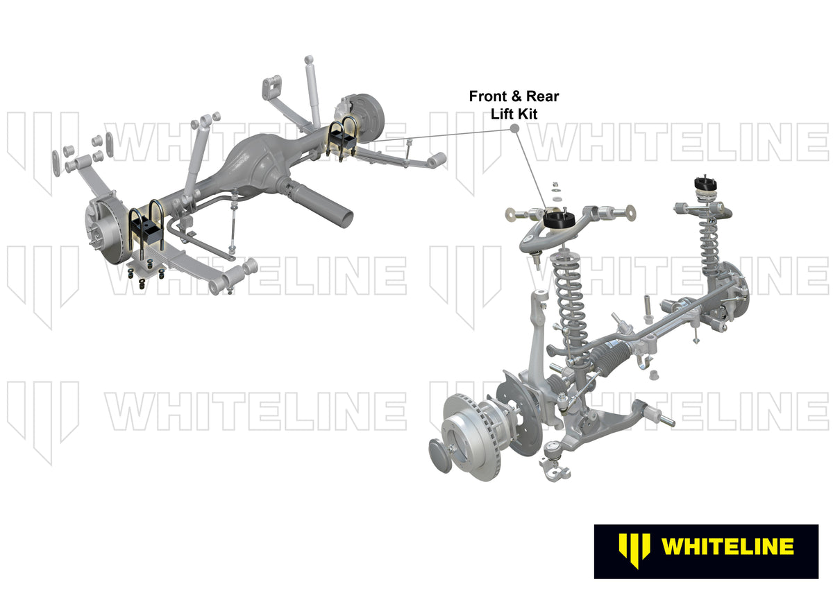 Whiteline Lift Kit - Foton Tunland / Toyota Hilux - KLK003 - image 4