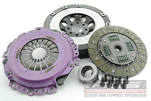 Clutch Kit - Xtreme Performance Heavy Duty Organic Incl Flywheel 310Nm  Conversion kit Dual-mass to solid flywheel