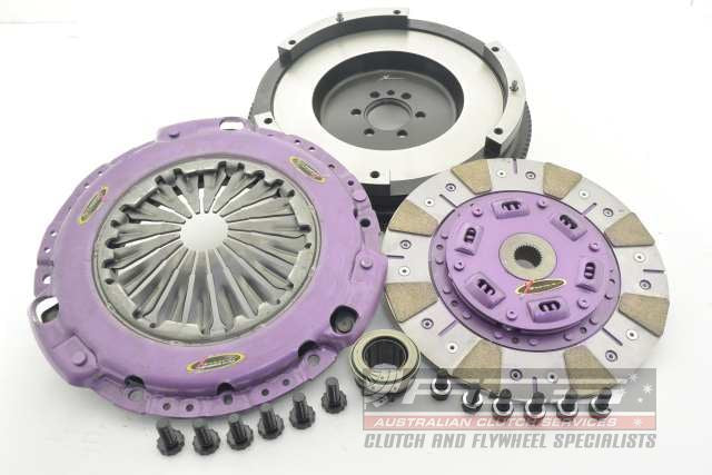 Clutch Kit - Xtreme Performance Heavy Duty Cushioned Ceramic Incl Flywheel 570Nm