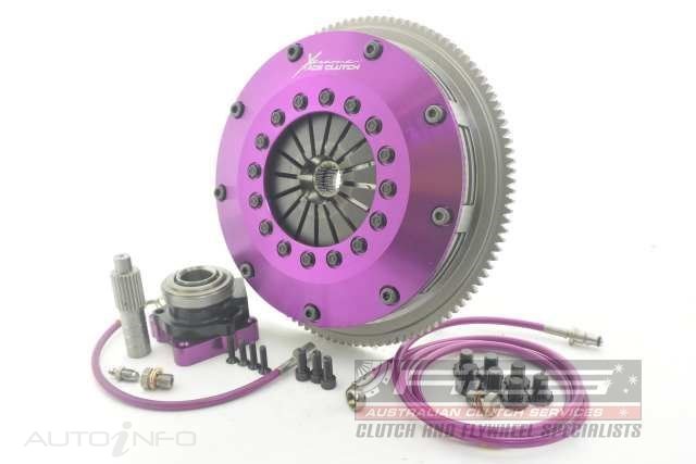 Xtreme Performance - 200mm Rigid Ceramic Twin Plate Clutch Kit Incl Flywheel & CSC 1200Nm