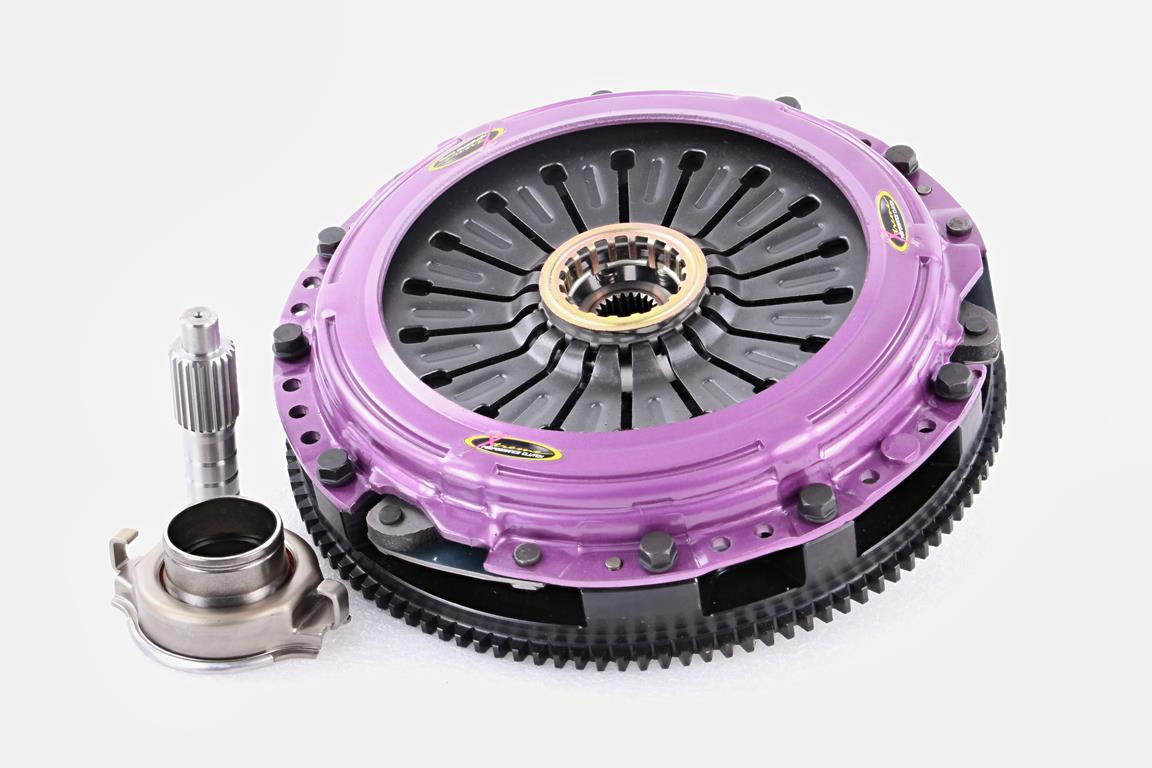 Xtreme Performance - 230mm Sprung hub Organic Twin Plate Clutch Kit Incl Flywheel 1000Nm