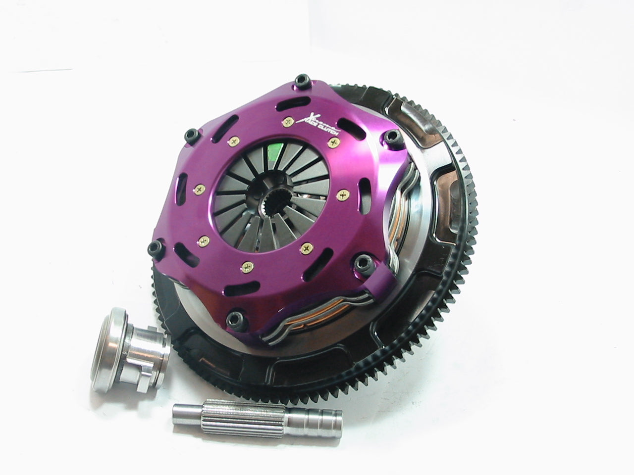 Xtreme Performance - 184mm Rigid Ceramic Twin Plate Clutch Kit Incl Flywheel 1220Nm