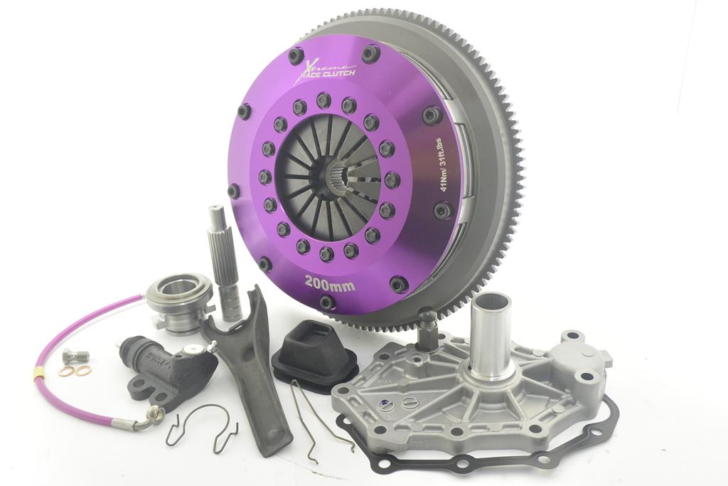 Xtreme Performance - 200mm Sprung Ceramic Twin Plate Clutch Kit Incl Flywheel 1200Nm