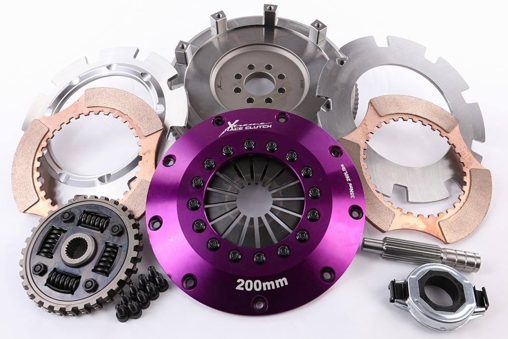 Xtreme Performance - 200mm Sprung Ceramic Twin Plate Clutch Kit Incl Flywheel 1200Nm
