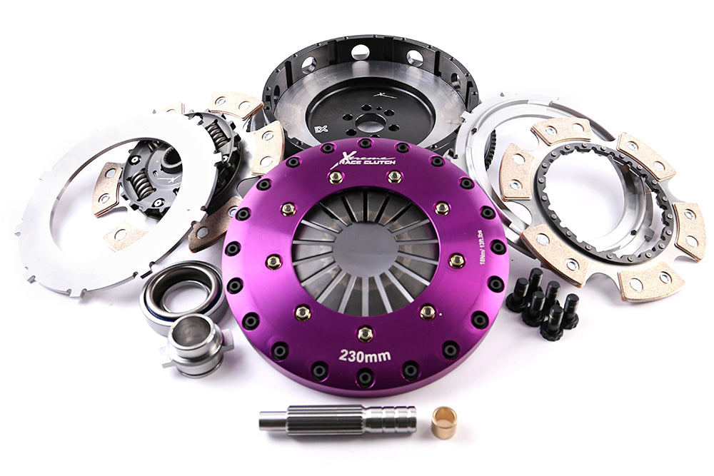 Xtreme Performance - 230mm Sprung Ceramic Twin Plate Clutch Kit Incl Flywheel 1000Nm
