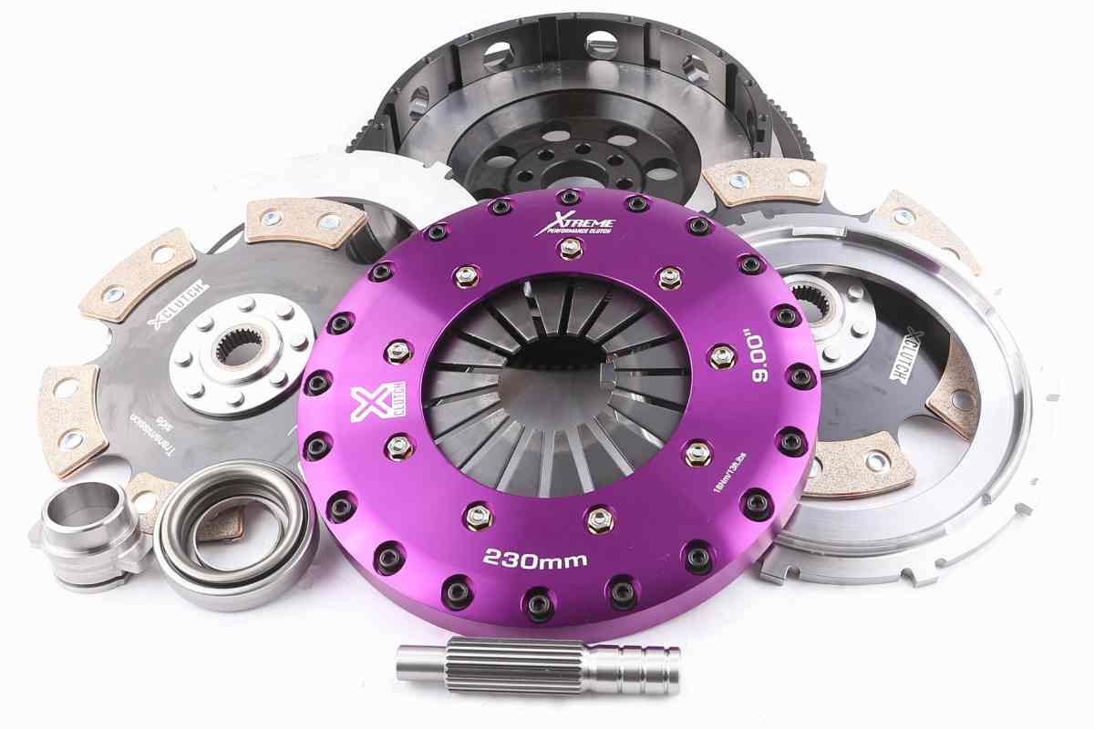 Xtreme Performance - 230mm Rigid Ceramic Twin Plate Clutch Kit Incl Flywheel 1800Nm