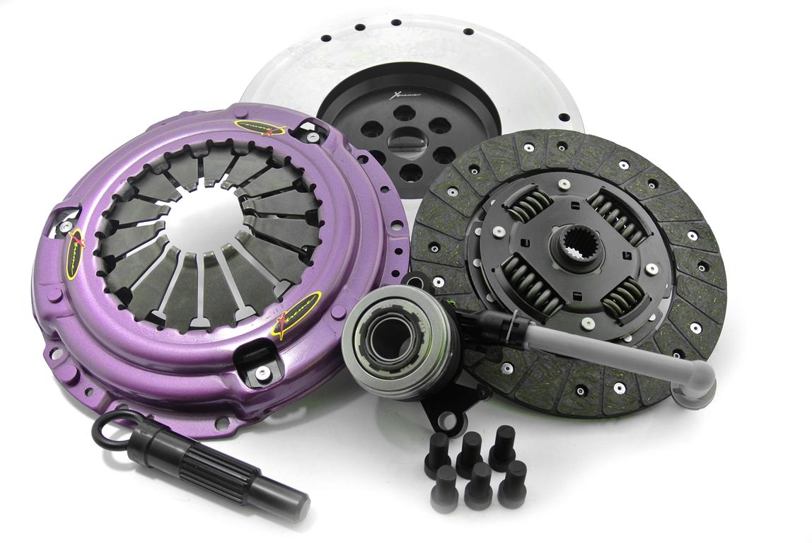 Clutch Kit - Xtreme Performance Heavy Duty Organic Incl Flywheel & CSC 250Nm  Conversion kit Dual-mass to solid flywheel