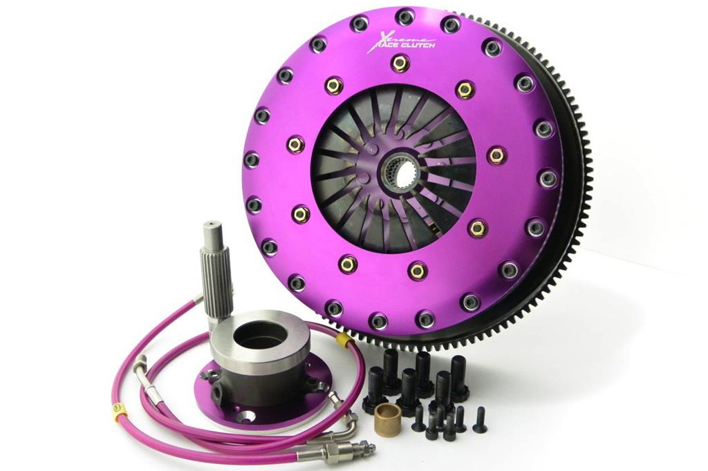 Xtreme Performance - 230mm Sprung Ceramic Twin Plate Clutch Kit Incl Flywheel & CSC 1000Nm
