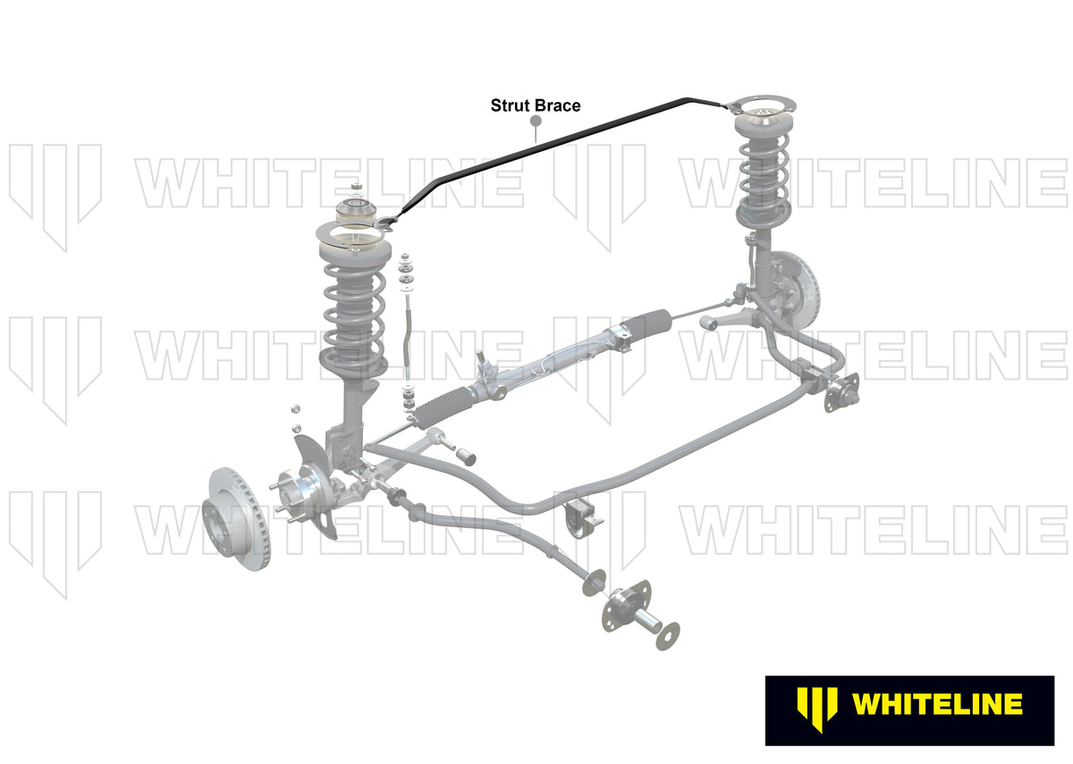 Whiteline Brace - Strut Tower - Toyota Celica RA23 / RA28 - KSB601 - image 4