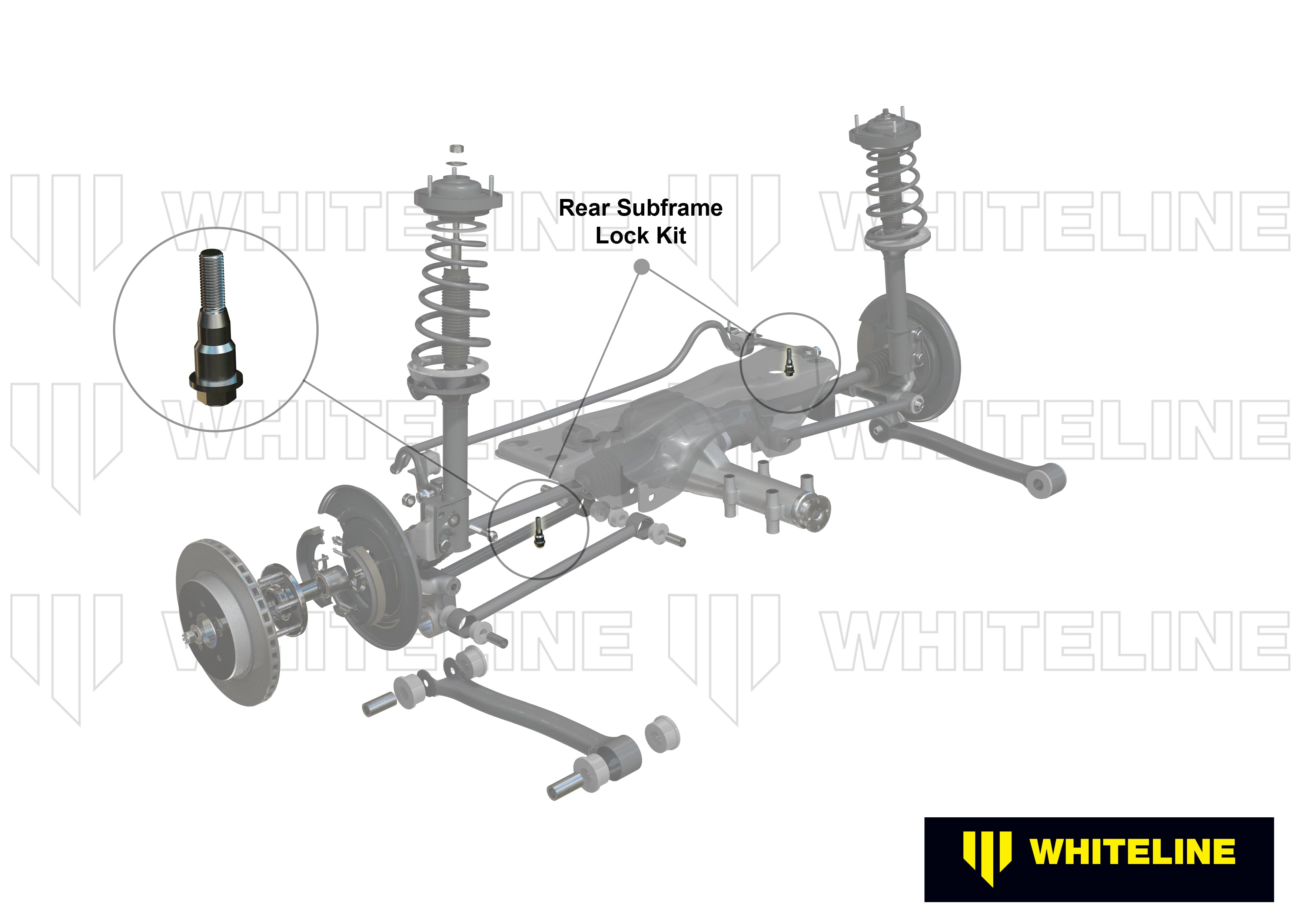 Whiteline Subframe - Lock Kit - Subaru Forester / Impreza - KSB750 - image 4