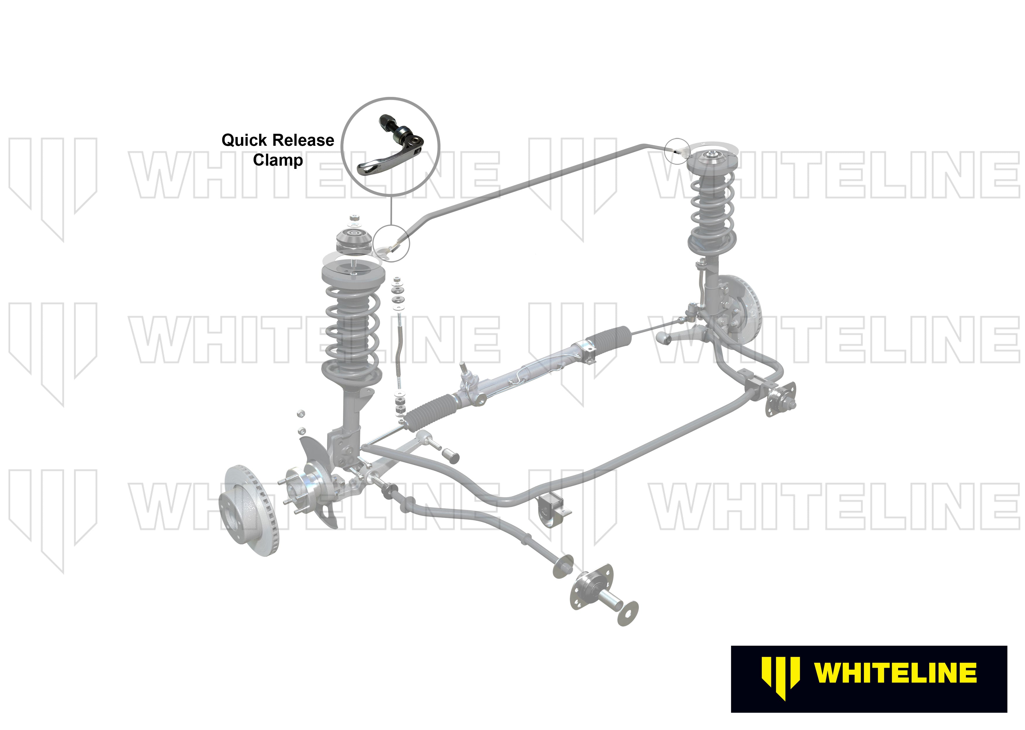Whiteline Brace - Strut Tower Quick Release Clamp - KSB790 - image 4
