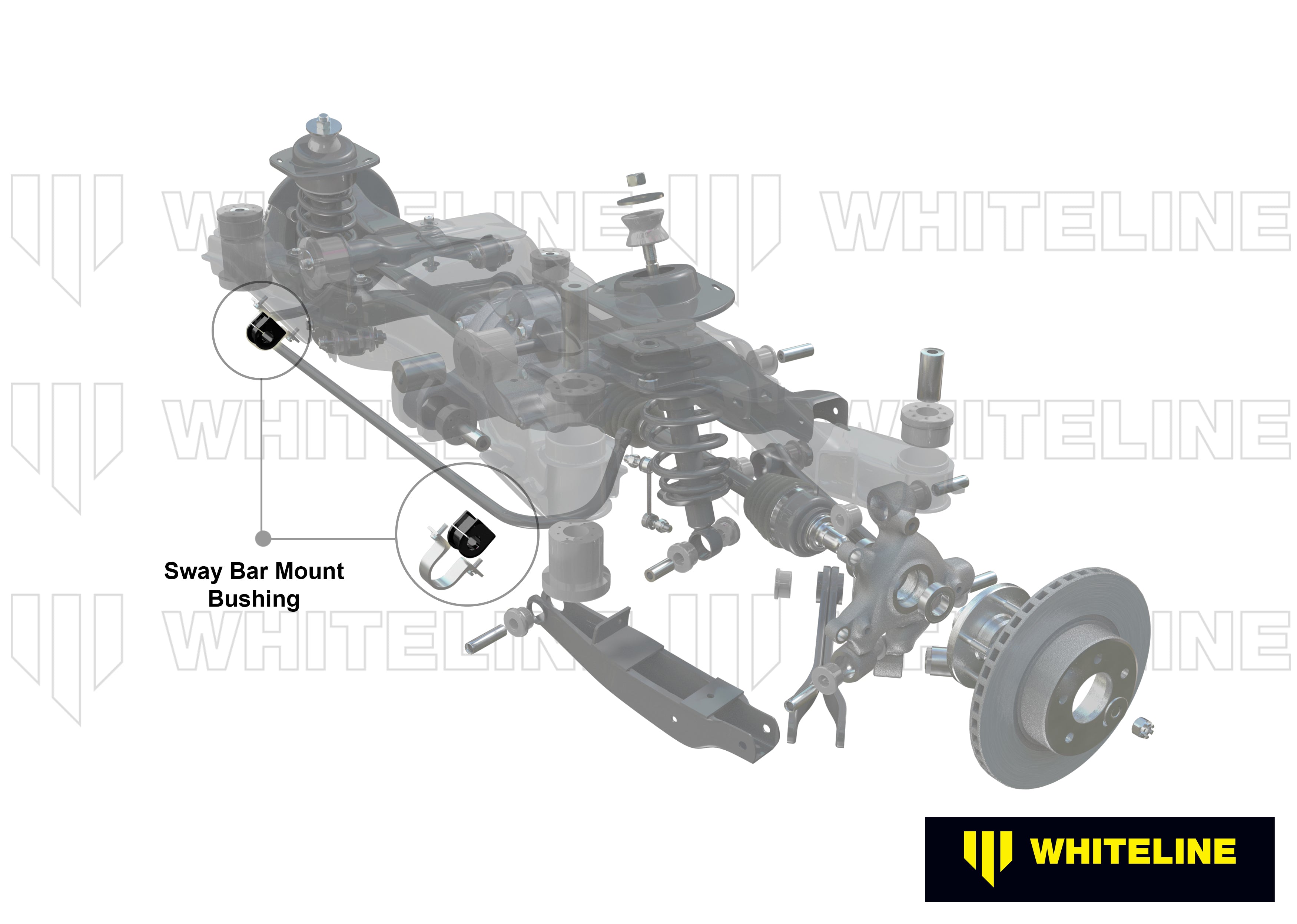 Whiteline Sway Bar Mount - Bushing Kit 22mm - KSK002-22 - KSK002-22 - image 4