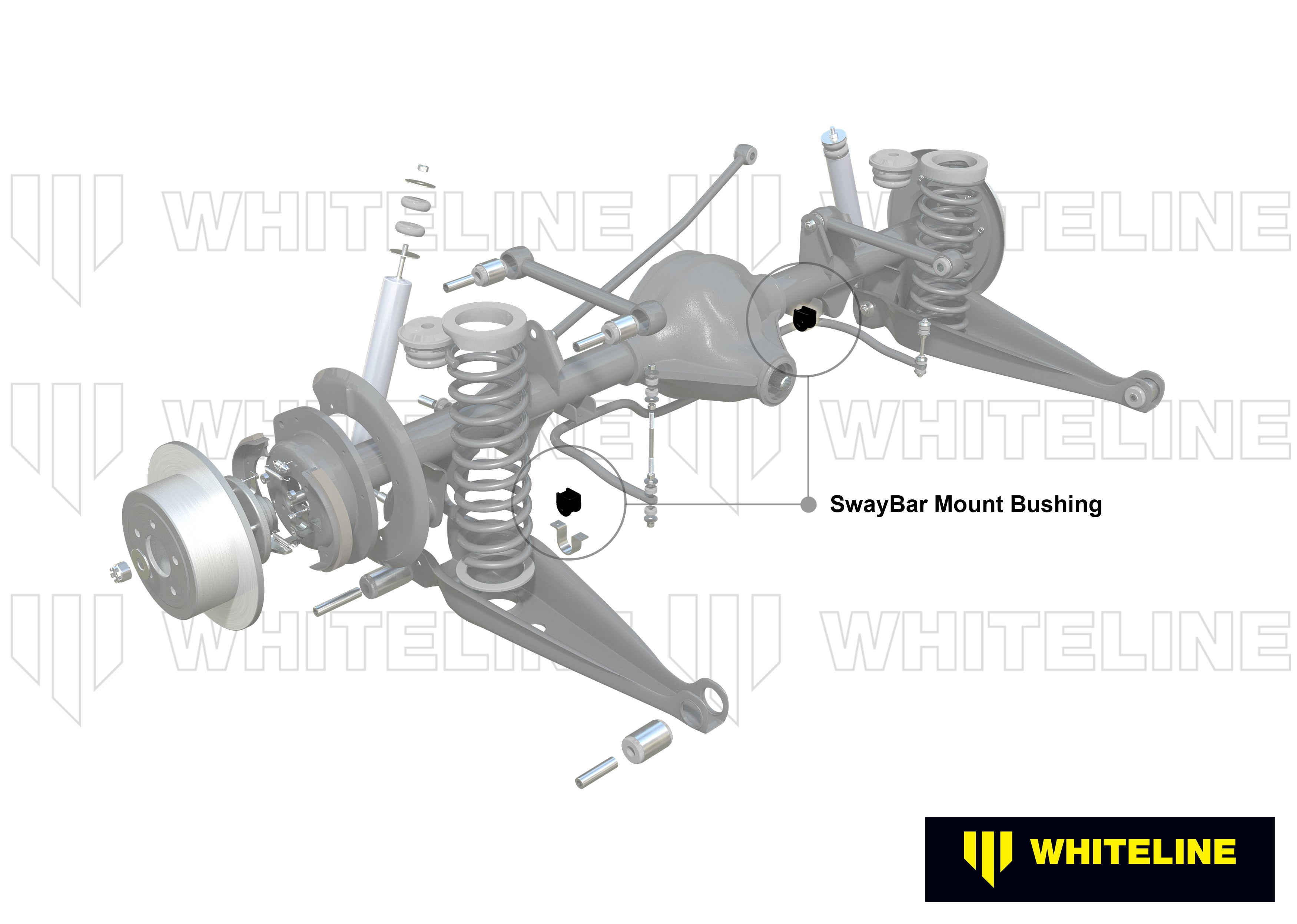 Whiteline Sway Bar Mount - Bushing Kit 22mm - KSK013-22 - KSK013-22 - image 4