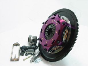 Xtreme Performance - 184mm Rigid Ceramic Twin Plate Clutch Kit Incl Flywheel 1220Nm