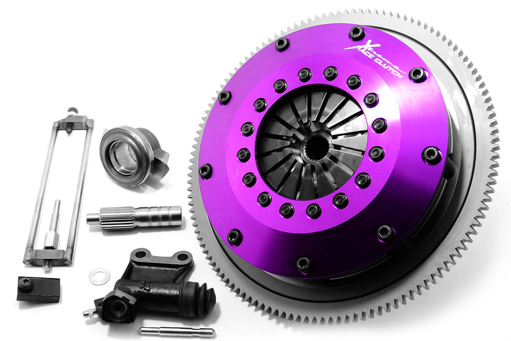 Xtreme Performance - 200mm Rigid Ceramic Twin Plate Clutch Kit Incl Flywheel 1200Nm
