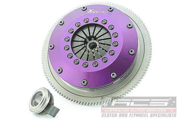 Xtreme Performance - 200mm Rigid Ceramic Twin Plate Clutch Kit Incl Flywheel 1200Nm