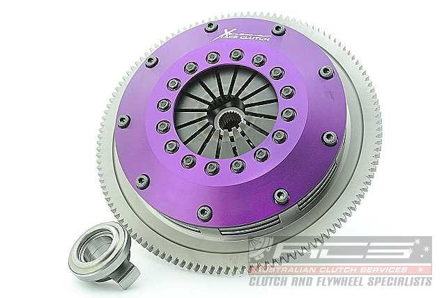 Xtreme Performance - 200mm Sprung Ceramic Twin Plate Clutch Kit Incl Flywheel 1200Nm