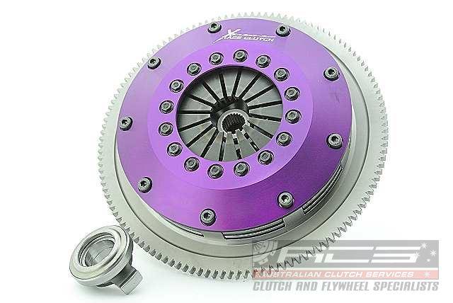 Xtreme Performance - 200mm Rigid Ceramic Twin Plate Clutch Kit Incl Flywheel 1200Nm