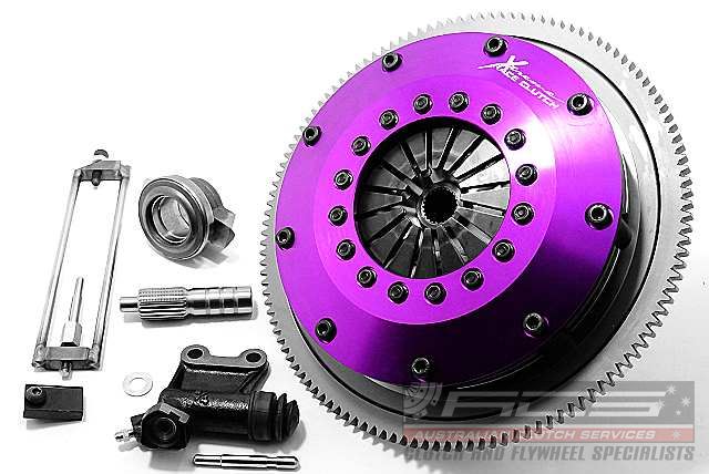 Xtreme Performance - 200mm Rigid Ceramic Twin Plate Clutch Kit Incl Flywheel 1200Nm