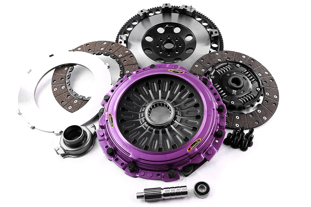 Xtreme Performance - 230mm Sprung hub Organic Twin Plate Clutch Kit Incl Flywheel 1000Nm