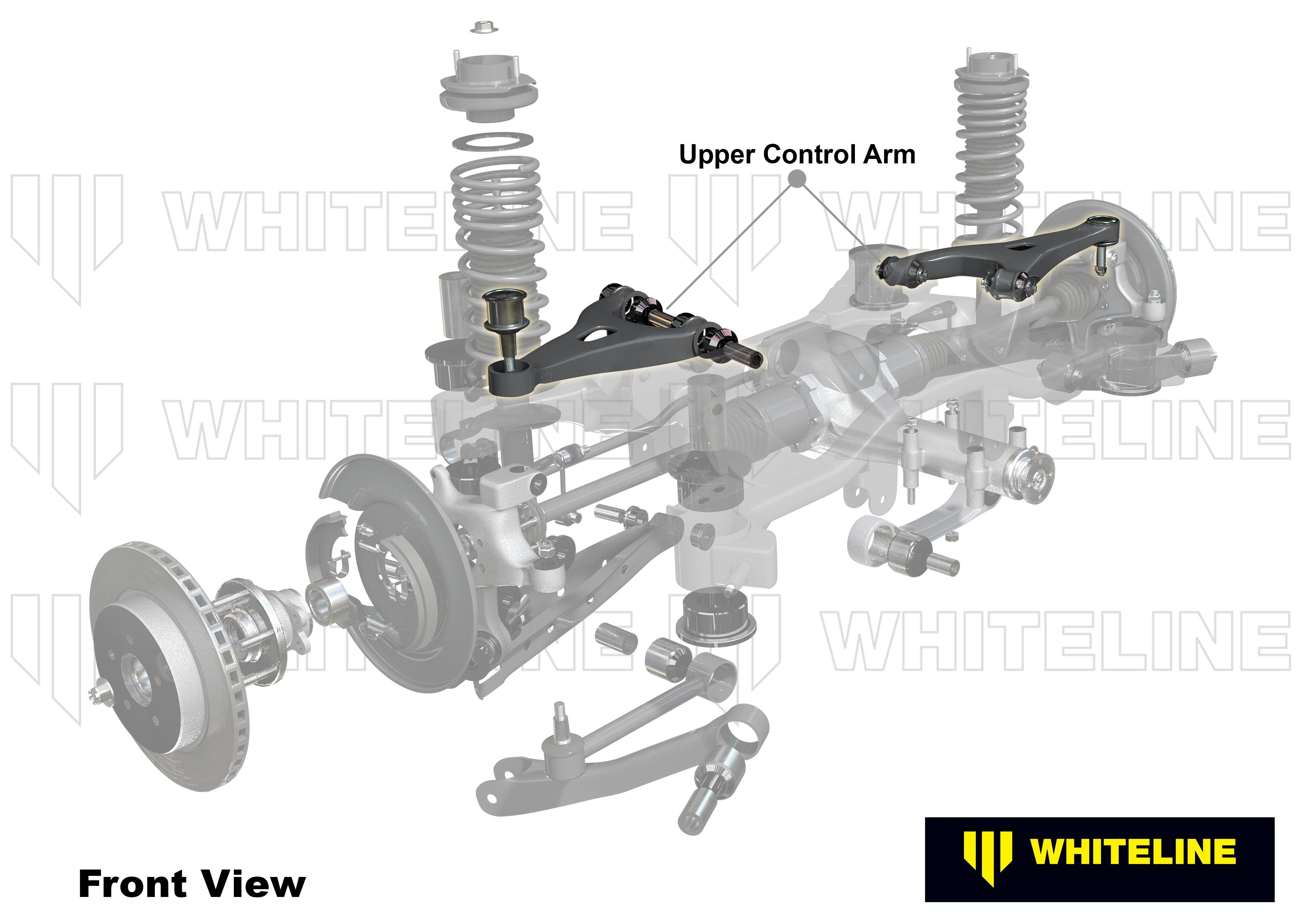 Whiteline Control Arm Upper - Arm Assembly - Hyundai Elantra / Hyundai Veloster / Hyundai I30 / Kia Cerato - KTA282 - image 4