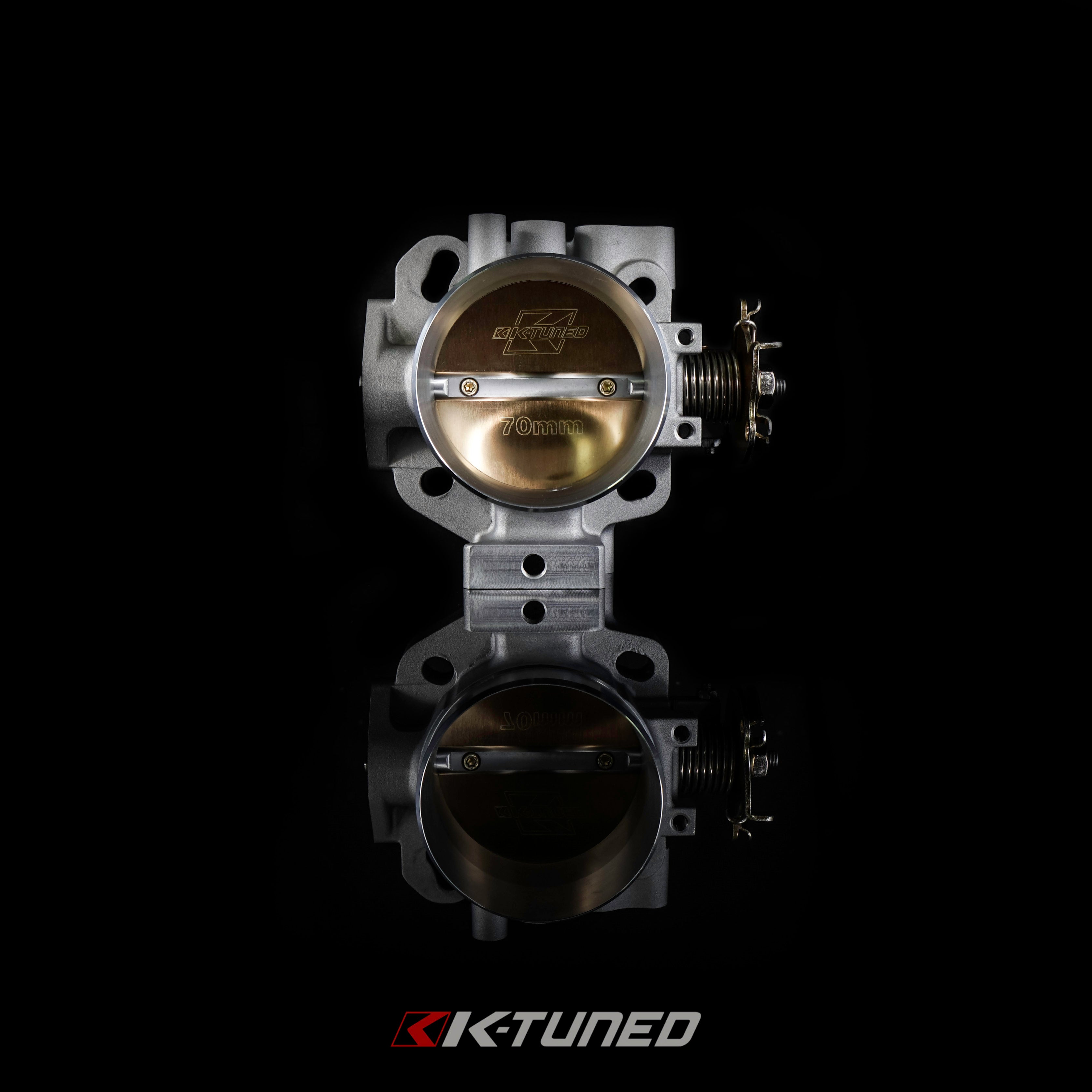 K-Tuned 70mm Cast Throttle Body Dual PRB/RBC Bolt Pattern – K-Tuned for Honda K-Series (KTD-70K-DB2)