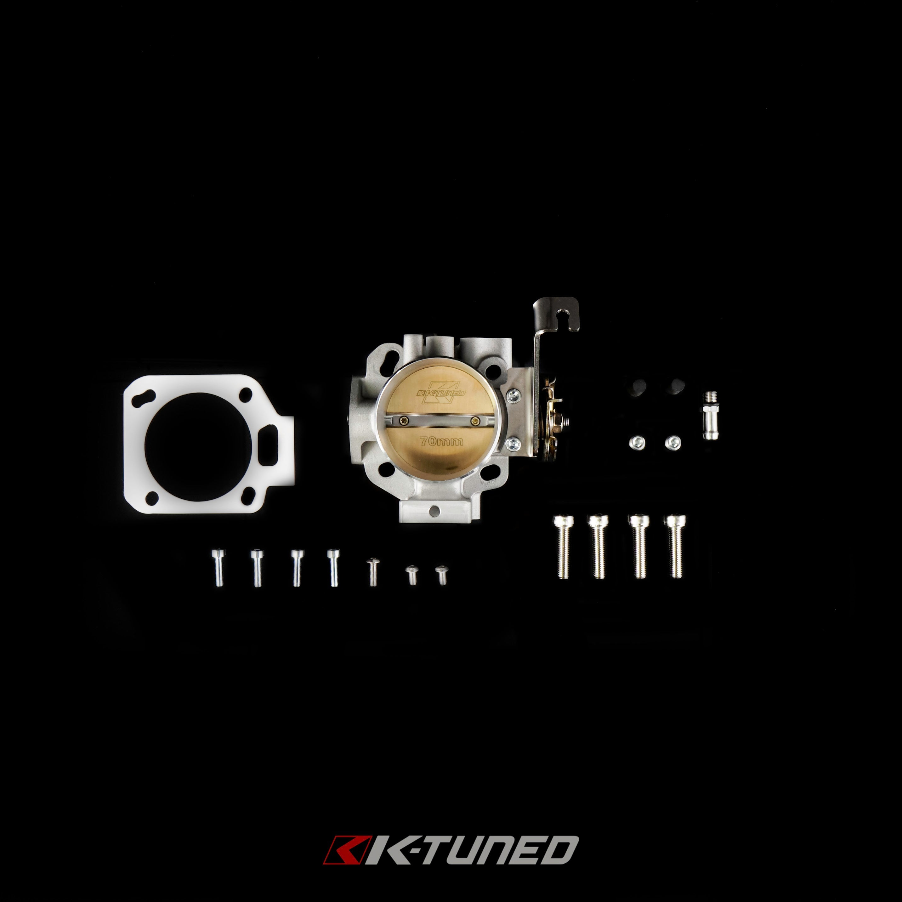 K-Tuned 70mm Cast Throttle Body Dual PRB/RBC Bolt Pattern – K-Tuned for Honda K-Series (KTD-70K-DB2)