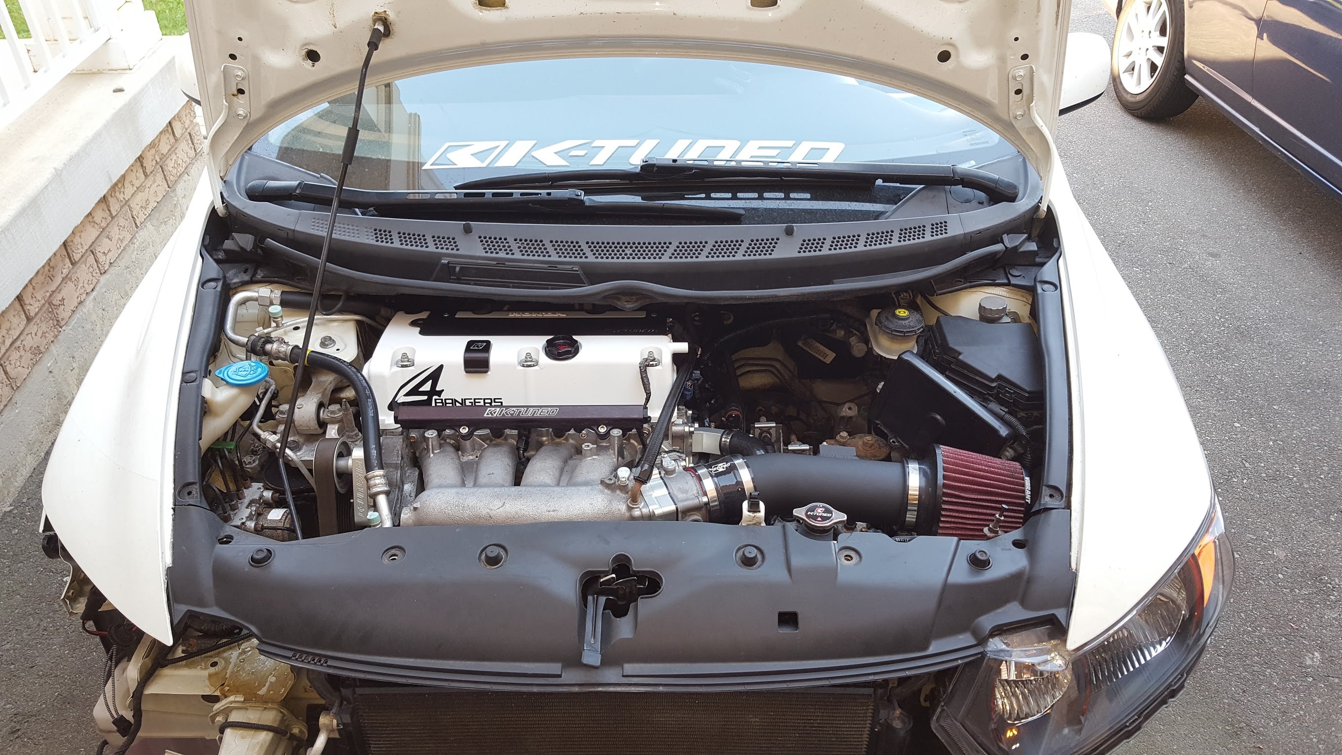 K-Tuned Intake Short Ram and CAI Honda Civic Si 06-11  - Cold Air Intake / 3 Primary Pipe – K-Tuned for Honda K-Series (KTD-CA8-30F)