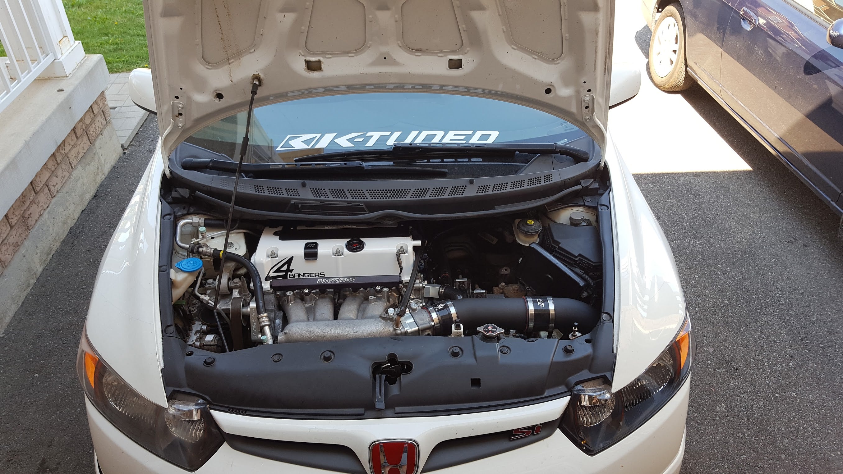 K-Tuned Intake Short Ram and CAI Honda Civic Si 06-11  - Cold Air Intake / 3.5 Primary Pipe – K-Tuned for Honda K-Series (KTD-CA8-35F)