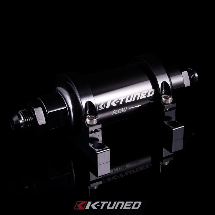 K-Tuned Inline AN Fuel Filter 30 Micron  - 6AN Fuel Filter – K-Tuned for Honda K-Series (KTD-FF-06)