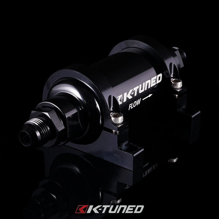 K-Tuned Inline AN Fuel Filter 30 Micron  - 6AN Fuel Filter – K-Tuned for Honda K-Series (KTD-FF-06)