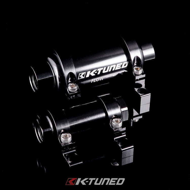 K-Tuned Inline AN Fuel Filter 30 Micron  - 8AN Fuel Filter – K-Tuned for Honda K-Series (KTD-FF-08)