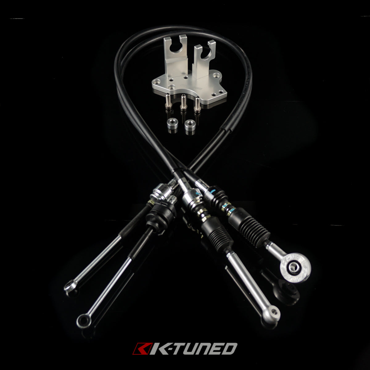 K-Tuned Race-Spec Shifter Cable/Bracket Honda H-Series F-Series – K-Tuned for Honda K-Series (KTD-H22-RAC)