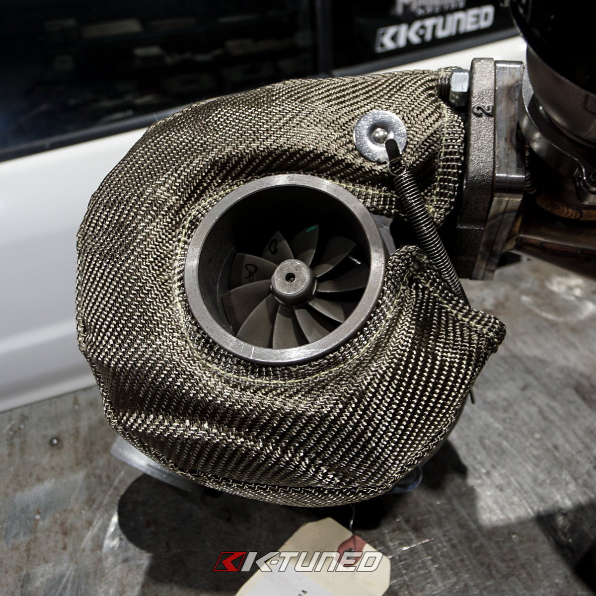 K-Tuned Turbo Blanket  - T4 (Race Application - Typically 4 Exit) – K-Tuned for Honda K-Series (KTD-HTB-T4)