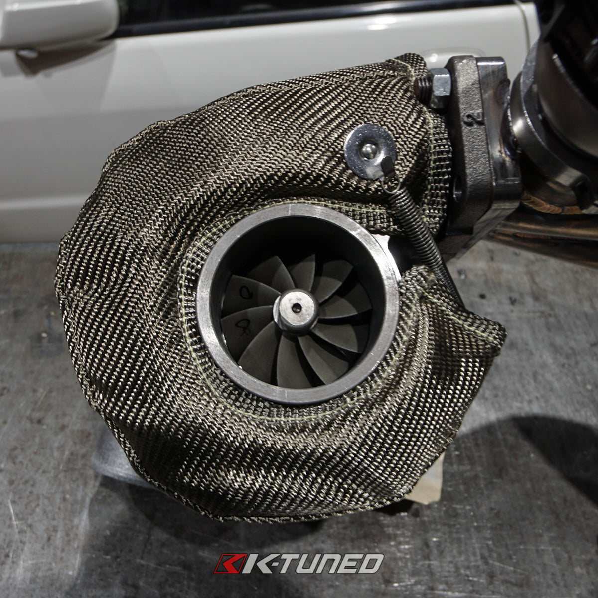 K-Tuned Turbo Blanket  - T4 (Race Application - Typically 4 Exit) – K-Tuned for Honda K-Series (KTD-HTB-T4)