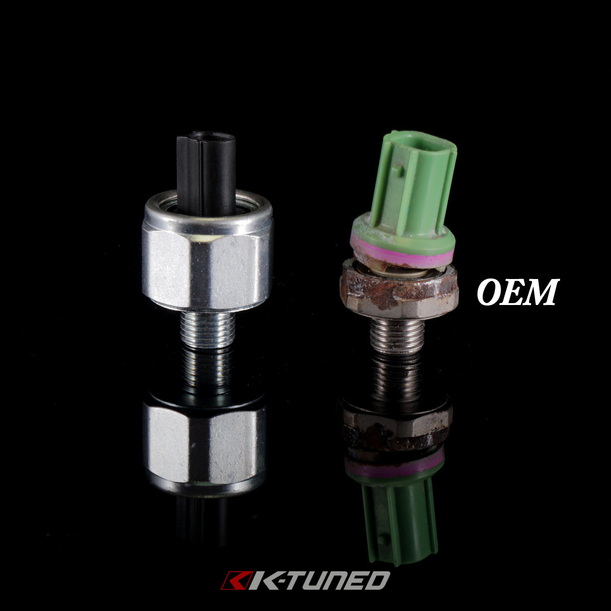 K-Tuned Black Knock Sensor With Plug Honda K-Series – K-Tuned for Honda K-Series (KTD-KNK-300)