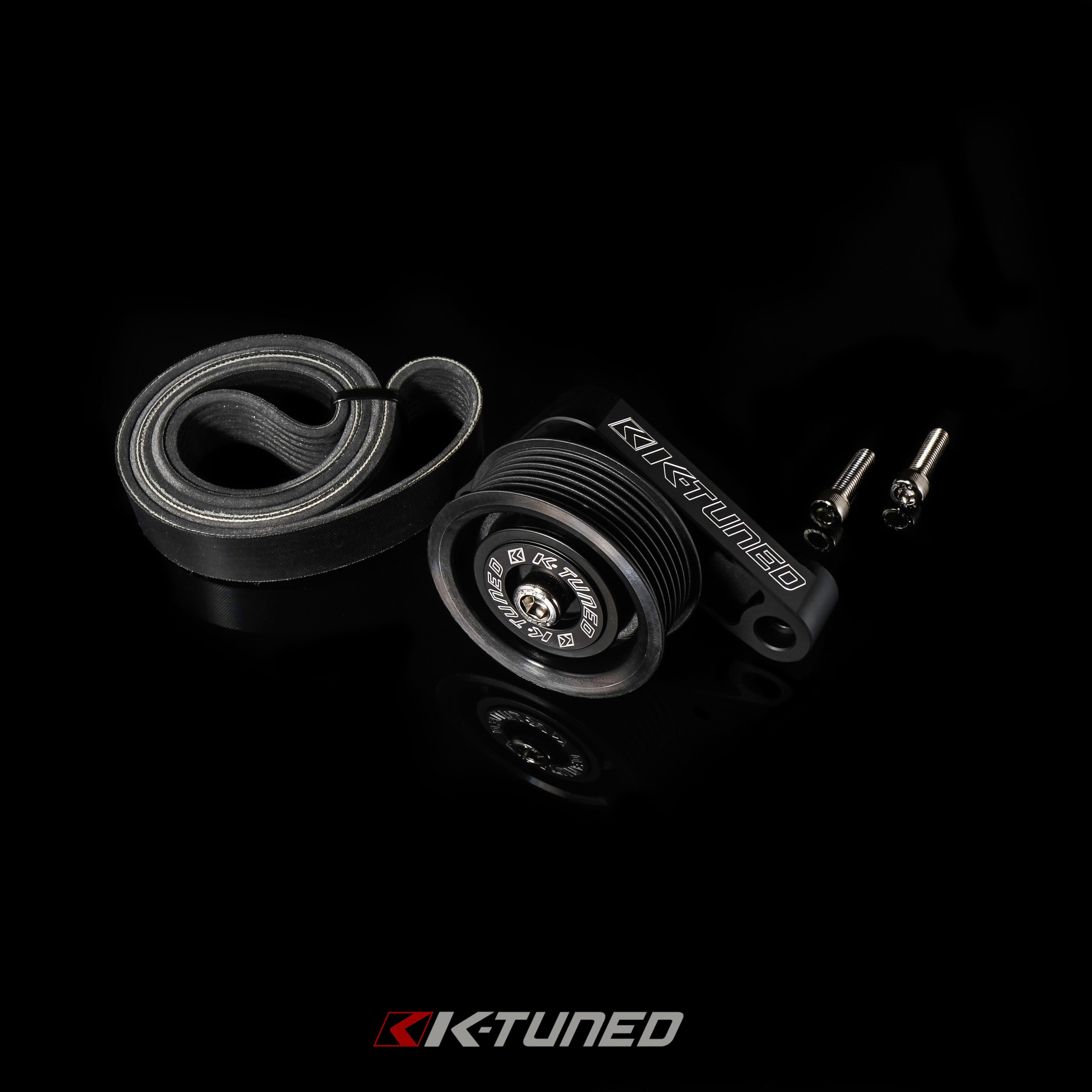 K-Tuned Adjustable EP3 Pulley Kit  - No belt - Select this if you want to run AC – K-Tuned for Honda K-Series (KTD-KPE-100)