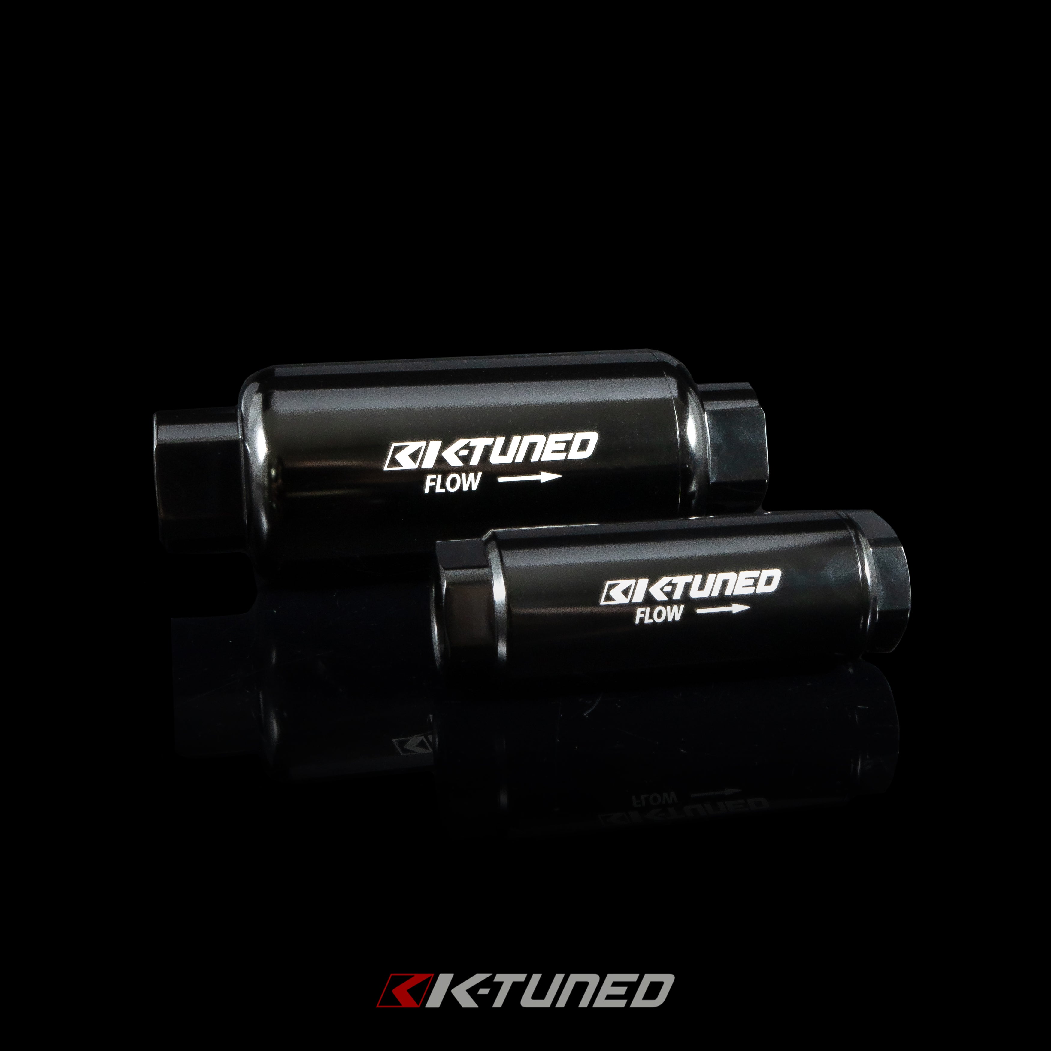 K-Tuned High-Flow Fuel Filters  - '-8AN inlet/outlet – K-Tuned for Honda K-Series (KTD-MFF-808)