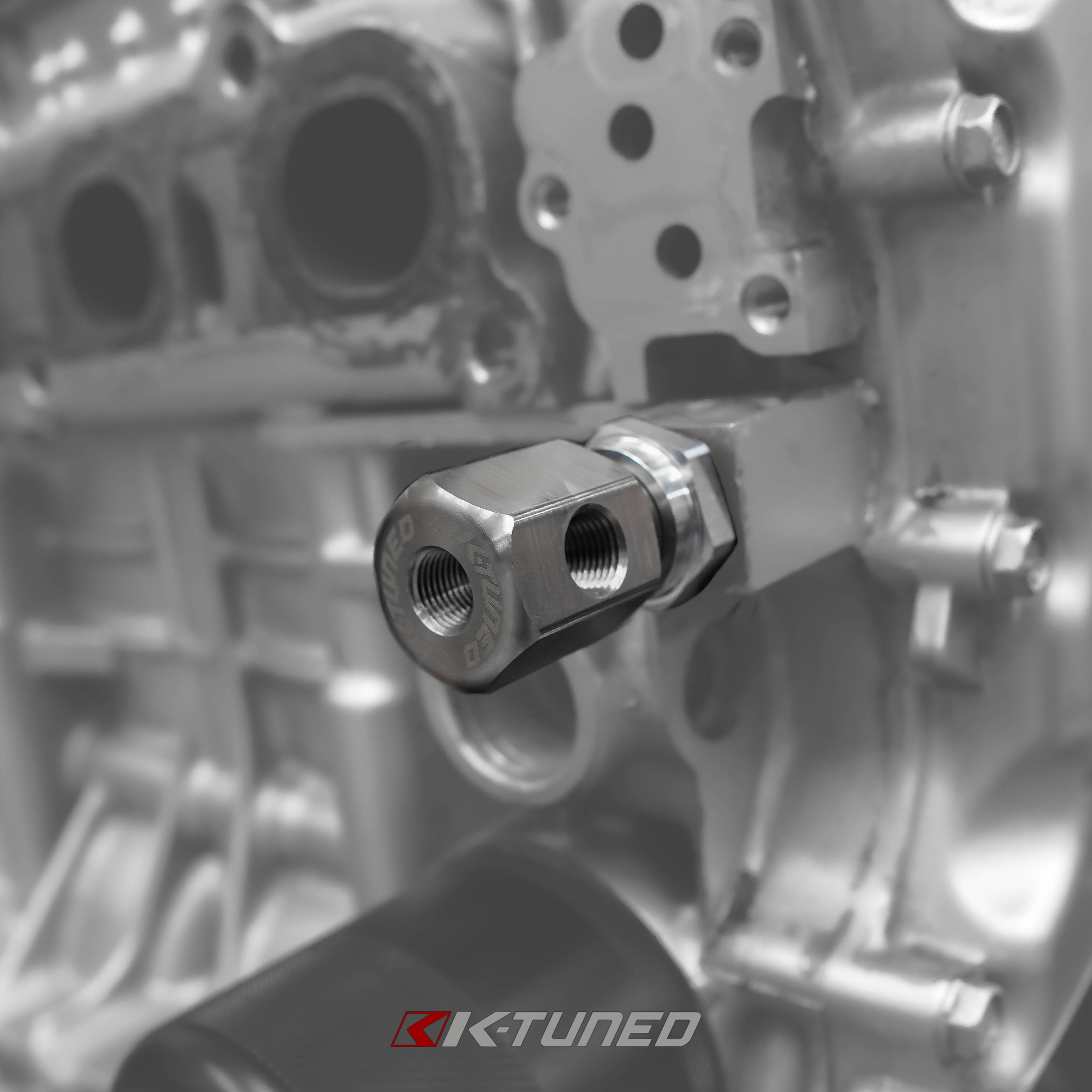 K-Tuned Oil Pressure Sensor Adapter – K-Tuned for Honda K-Series (KTD-OPS-AD3)