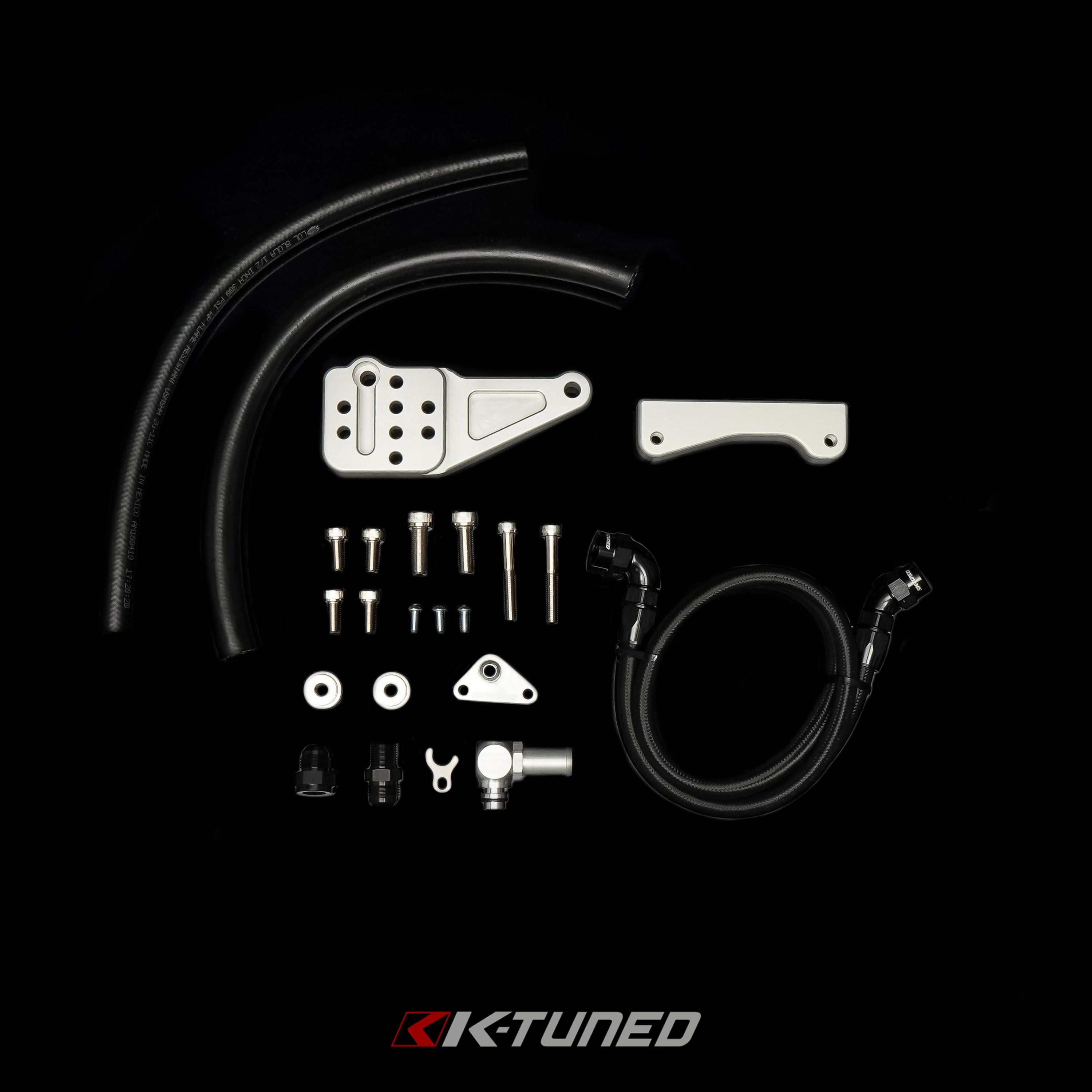 K-Tuned Power Steering Relocation Kit K-Swap and Integra DC5  - K Swapped Car – K-Tuned for Honda K-Series (KTD-PSP-204)