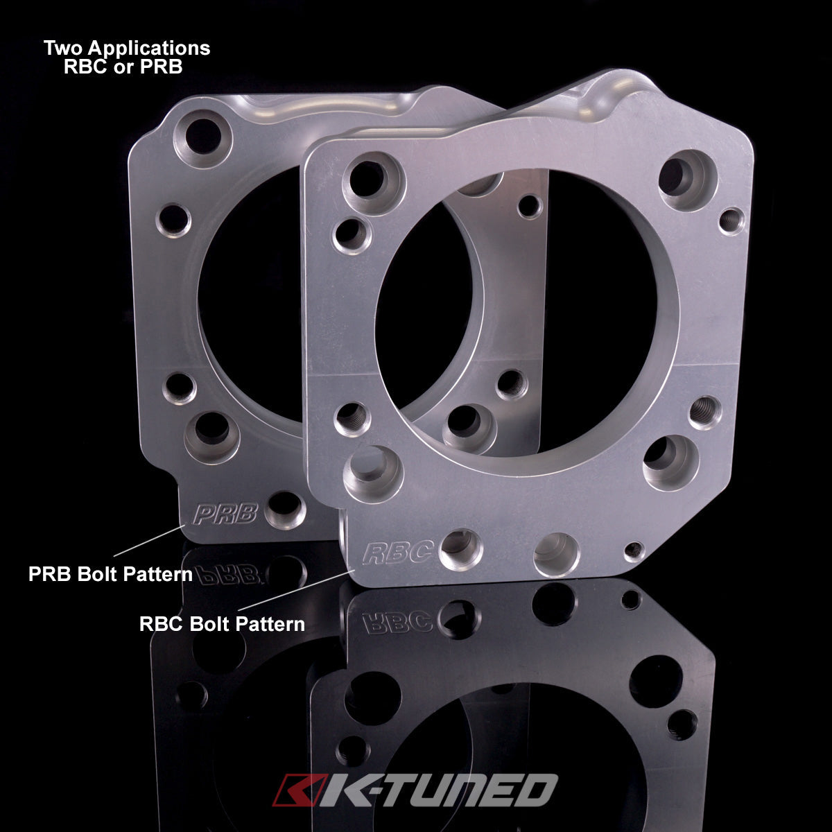 K-Tuned ZDX Throttle Body Adapter RBC/RRC Bolt Pattern – K-Tuned for Honda K-Series (KTD-ZDX-RBC)