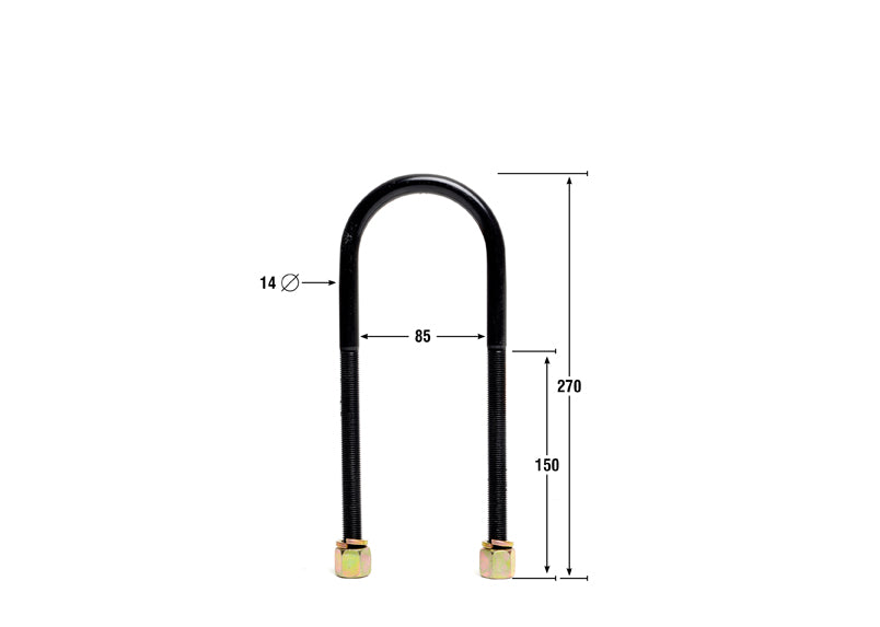 Whiteline Leaf Spring U Bolt - Kit - KUB107 - KUB107 - image 2