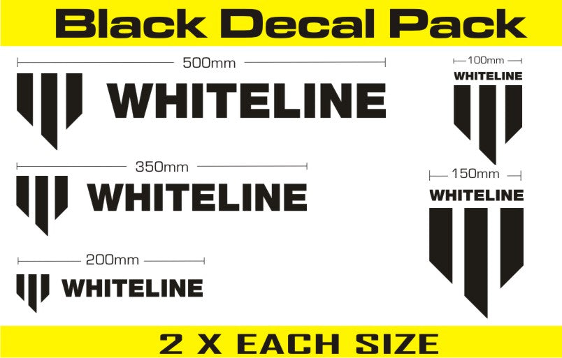 Whiteline Whiteline Decal Kits - Merchandise Decals - KWM002 - KWM002