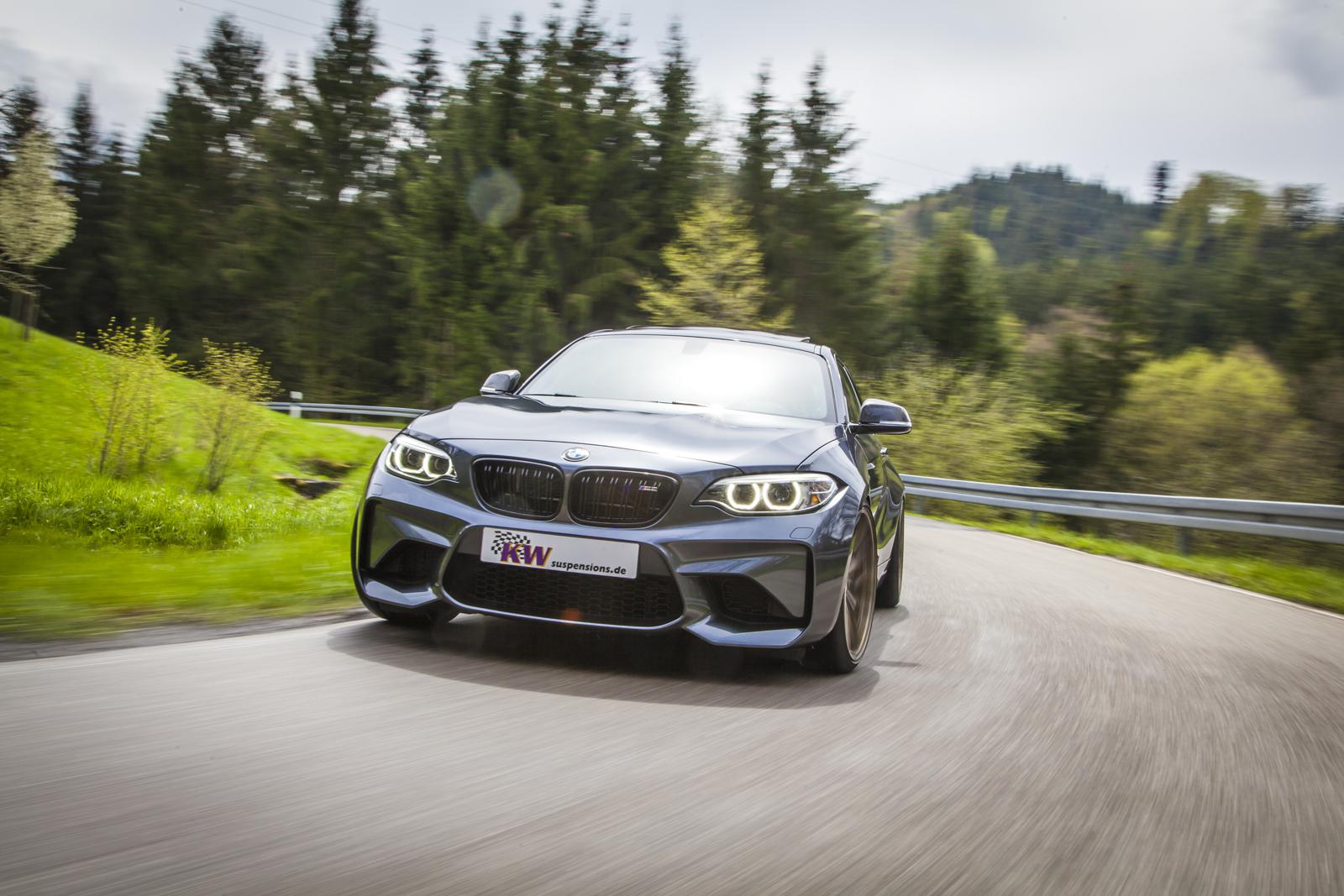KW V3 coilover suspension BMW M2 F87 inox line adjustable damping performance suspension