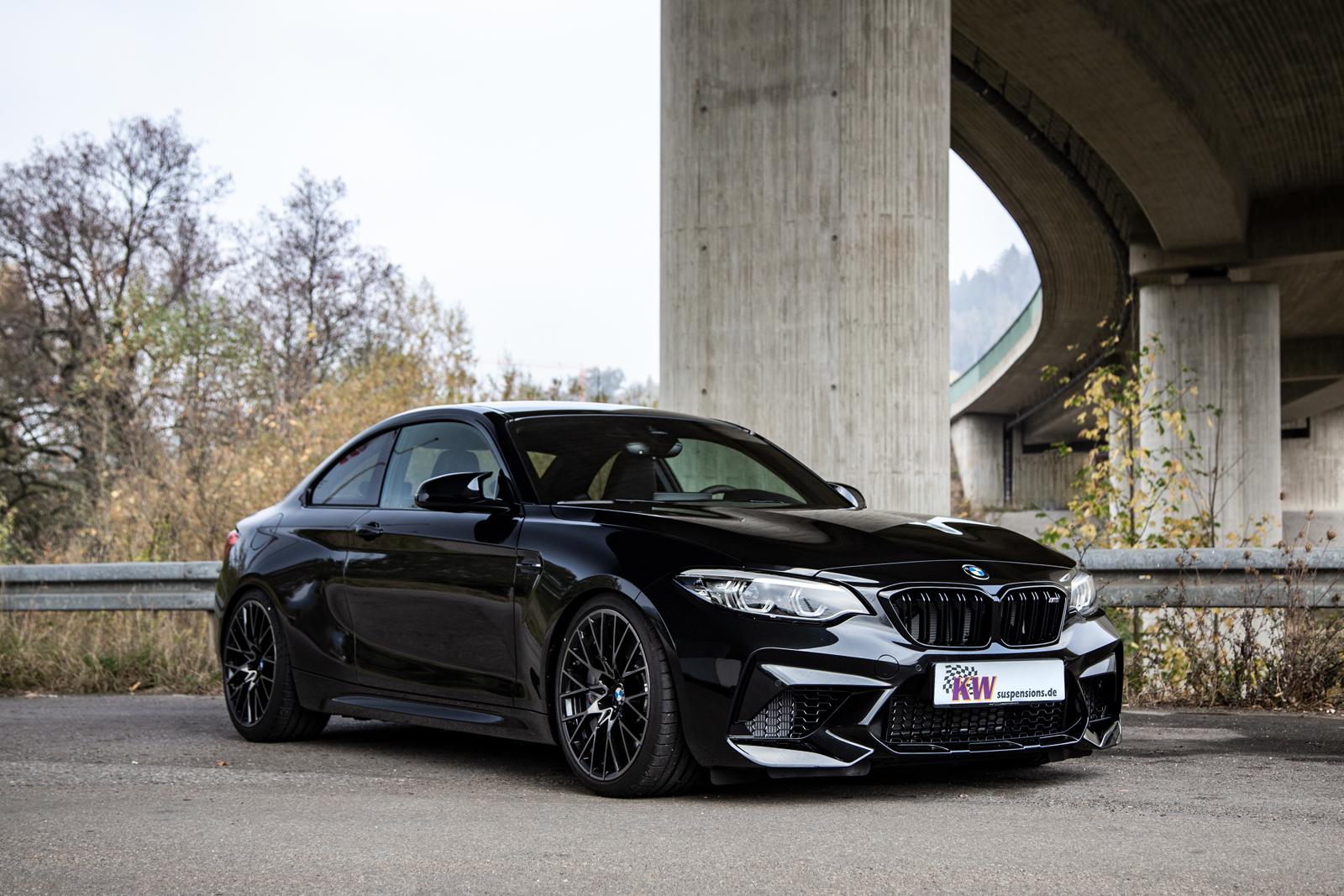 KW V3 coilover suspension BMW M2 F87 inox line adjustable damping performance suspension