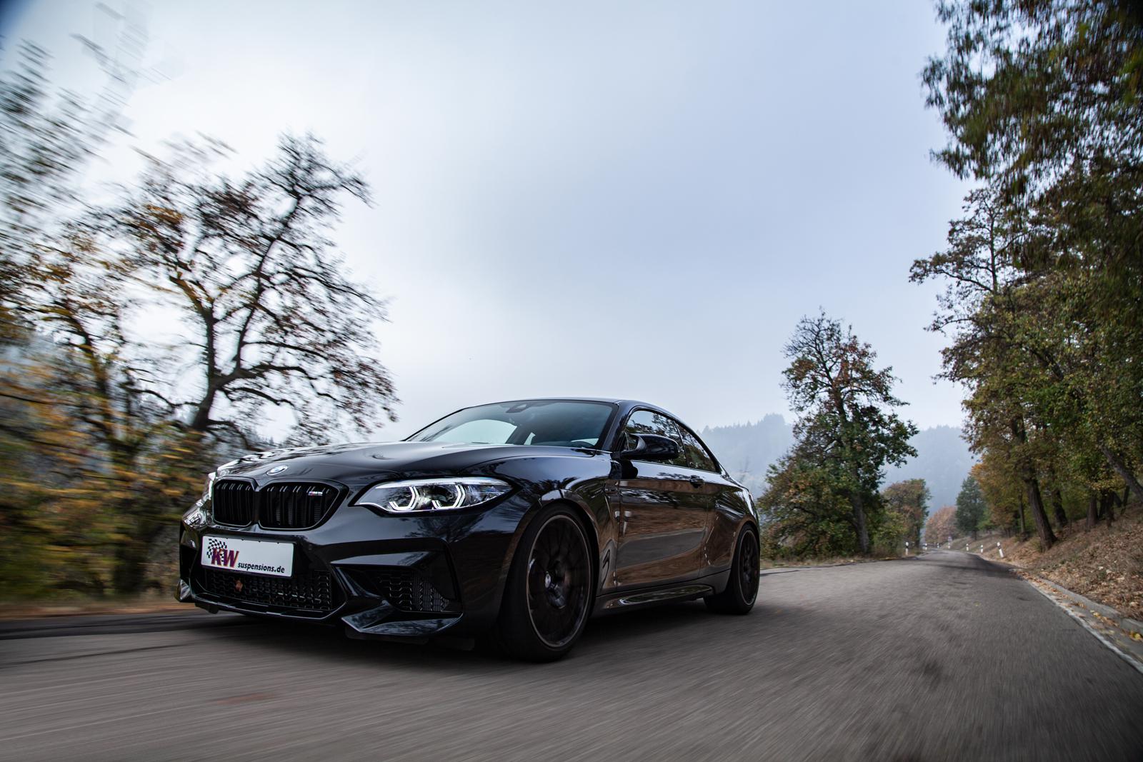 KW V3 coilover suspension BMW M2 F87 inox line adjustable damping performance suspension