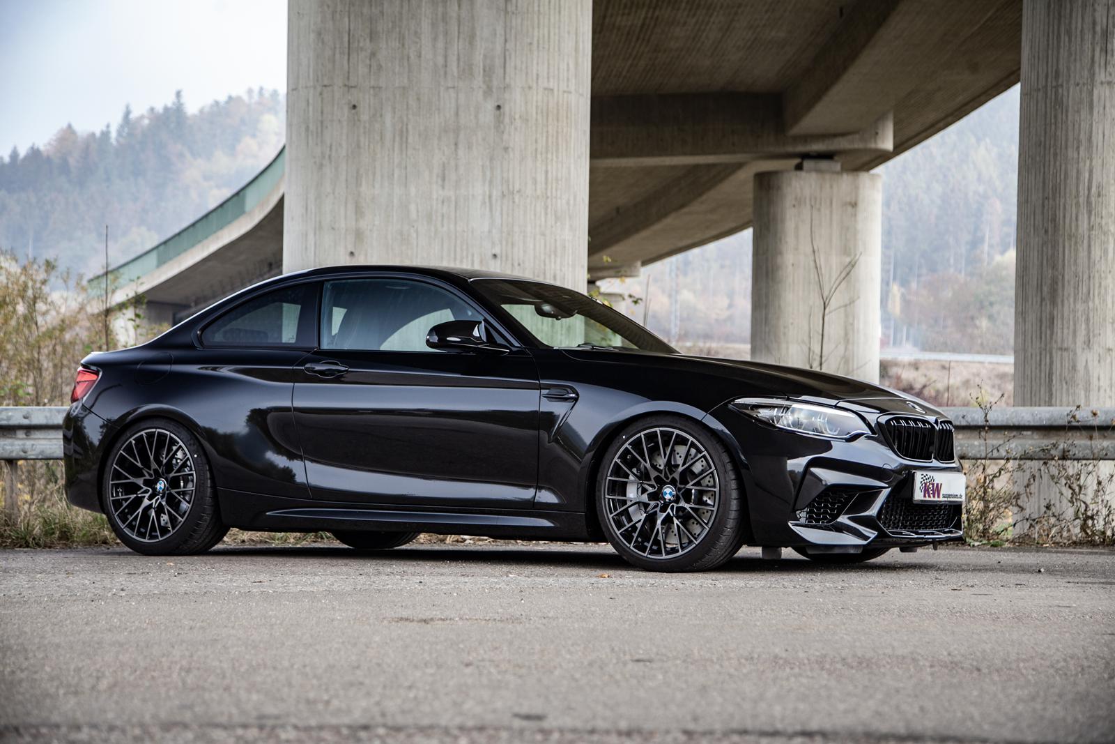KW V3 coilover suspension BMW M2 F87 inox line adjustable damping performance suspension