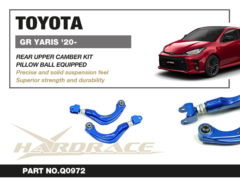 Hardrace Rear Upper Camber Kit 2Pc Set Toyota GR Yaris 20+