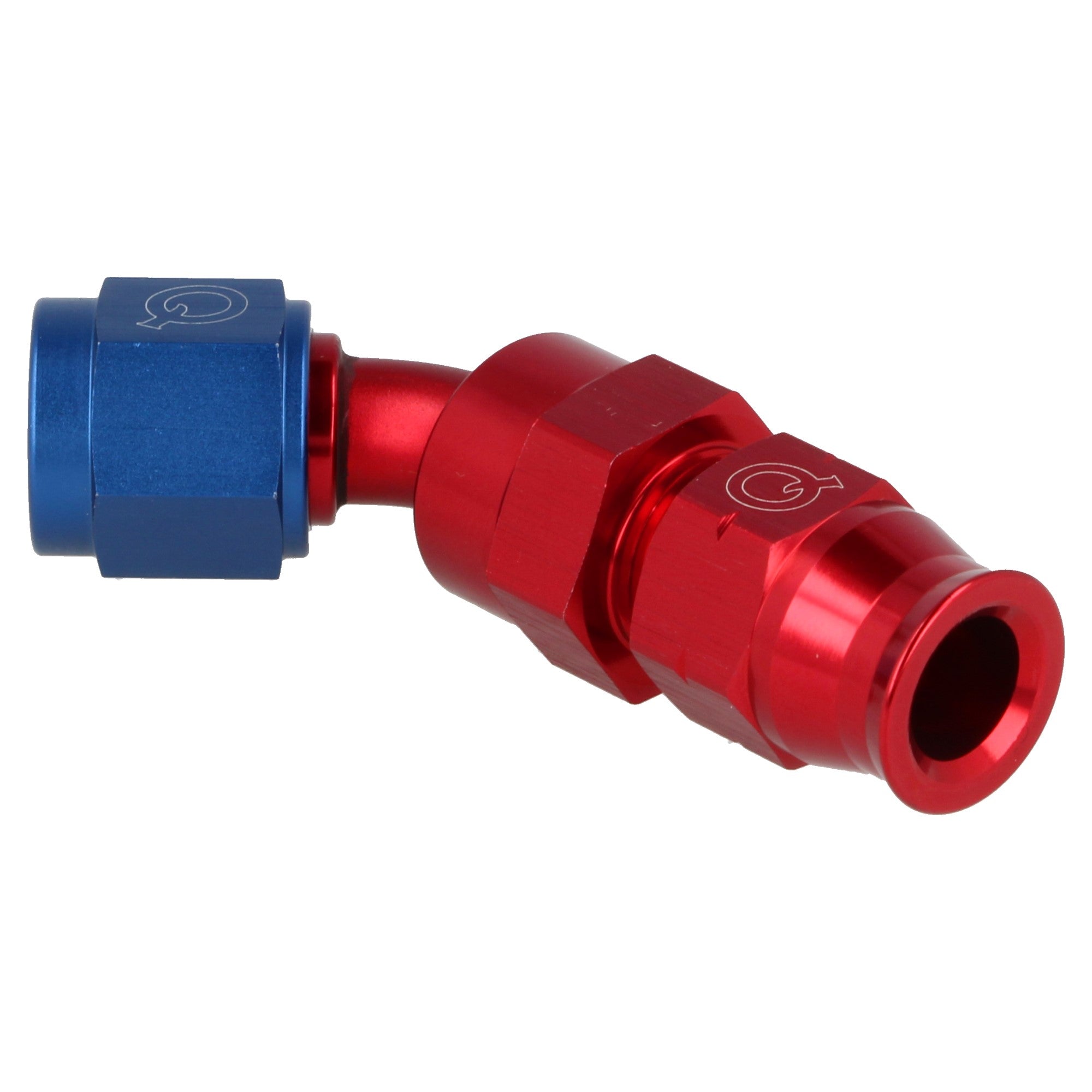 aluminum tube adapter female 45° AN8 - 12.7 mm